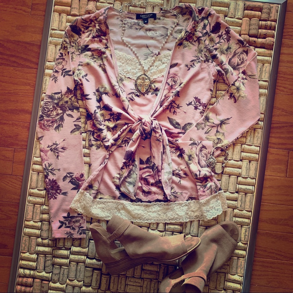 Karen Kane L/S Top Size M
